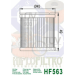 Filtro de aceite HIFLOFILTRO - HF563 - Imagen 2