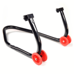 Caballete delantero moto BIHR – Universal en negro y rojo