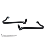 Negro Kit de montaje paramanos Barkbusters Fijación de doble anclaje hardware Honda CRF 1100